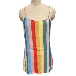 Reformation Rainbiw slip dress